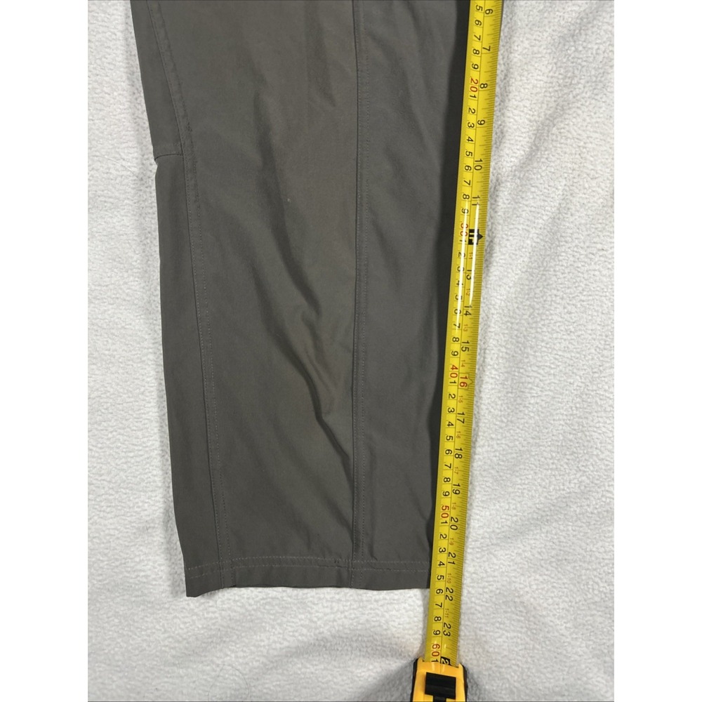 Prana Pants Womens Large Gray Midtown Capri Jogger Drawstring Stretch Cropped‎ - Picture 6 of 6
